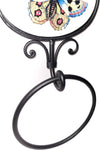 Appendi Asciugamani Da Parete Lorenzon in Ferro Nero Con Disegno Di Farfalla in Stile Country Provenzale 38 Cm Casa e cucina/Bagno/Accessori e biancheria da bagno per bambini/Accessori/Ganci appendi asciugamani Ideart - Valdilana, Commerciovirtuoso.it