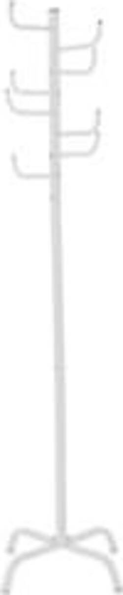 Appendiabiti - 8 supporti - acciaio - 175 cm bianco - King Collection Casa e cucina/Arredamento/Ingresso/Appendiabiti Eurocartuccia - Pavullo, Commerciovirtuoso.it