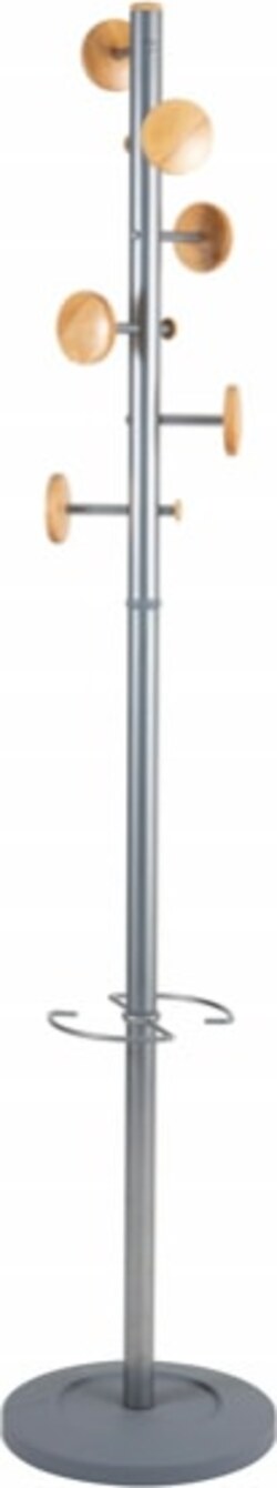 Appendiabiti a 6 posti - 175x35 5 cm - con portaombrelli - grigio - Alba Casa e cucina/Arredamento/Ingresso/Appendiabiti Eurocartuccia - Pavullo, Commerciovirtuoso.it