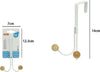 Appendiabiti Appendino Da Porta Metallo Bianco Palline Legno 2 Ganci Posti 79552 Casa, arredamento e bricolage > Arredamento > Attaccapanni Trade Shop italia - Napoli, Commerciovirtuoso.it