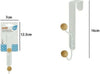 Appendiabiti Appendino Da Porta Metallo Bianco Palline Legno 2 Posti Ganci 79553 Casa, arredamento e bricolage > Arredamento > Attaccapanni Trade Shop italia - Napoli, Commerciovirtuoso.it