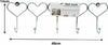 Appendiabiti Attaccapanni Cappotti Vestiti Cuori A Parete Muro 5 Posti Casa e cucina/Arredamento/Ingresso/Appendiabiti a parete Trade Shop italia - Napoli, Commerciovirtuoso.it