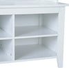 Appendiabiti-Attaccapanni-da-Terra-con-Specchio-Scarpiera-4-Ganci-Legno-80x40x170cm-Bianco-HU7831-226HU7