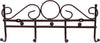 Appendiabiti Attaccapanni In Metallo Bronzato A Parete 4 Posti Ganci 30x12 Cm Casa, arredamento e bricolage > Arredamento > Attaccapanni Trade Shop italia - Napoli, Commerciovirtuoso.it