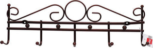 Appendiabiti Attaccapanni In Metallo Bronzato A Parete 5 Posti Ganci 39x12 Cm Casa, arredamento e bricolage > Arredamento > Attaccapanni Trade Shop italia - Napoli, Commerciovirtuoso.it