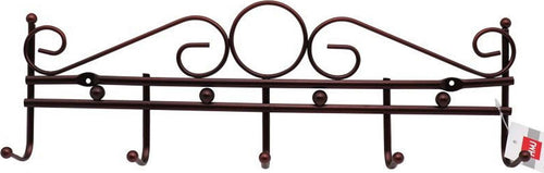 Appendiabiti Attaccapanni In Metallo Bronzato A Parete 5 Posti Ganci 39x12 Cm Casa, arredamento e bricolage > Arredamento > Attaccapanni Trade Shop italia - Napoli, Commerciovirtuoso.it