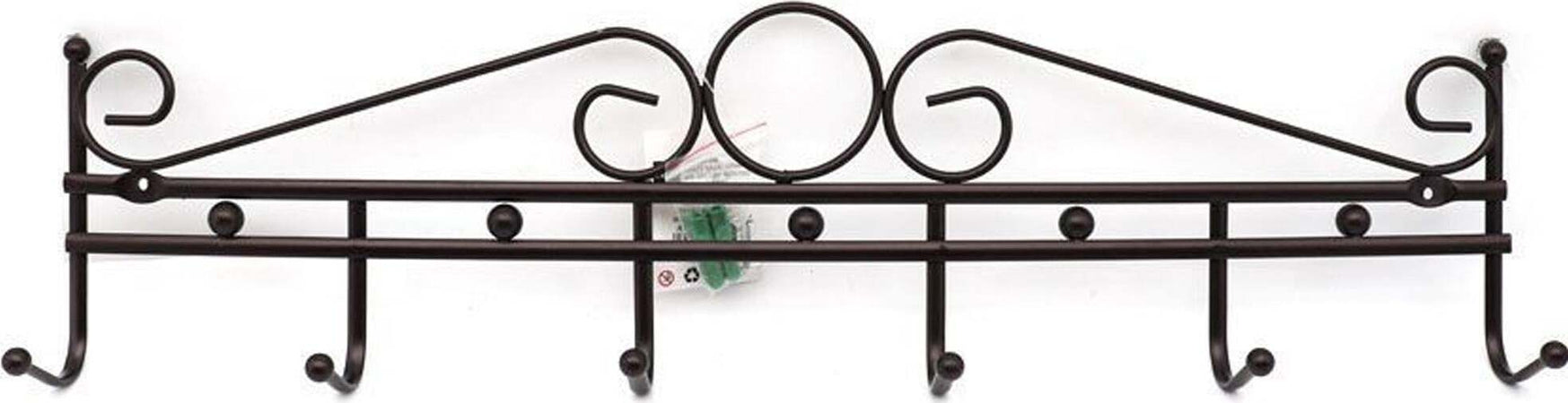 Appendiabiti Attaccapanni In Metallo Bronzato A Parete 6 Posti Ganci 11,5x48 Cm Casa, arredamento e bricolage > Arredamento > Attaccapanni Trade Shop italia - Napoli, Commerciovirtuoso.it