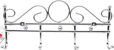 Appendiabiti Attaccapanni In Metallo Colore Silver A Parete 4 Posti Ganci 30x12 Casa, arredamento e bricolage > Arredamento > Attaccapanni Trade Shop italia - Napoli, Commerciovirtuoso.it