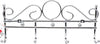 Appendiabiti-Attaccapanni-In-Metallo-Colore-Silver-A-Parete-4-Posti-Ganci-30x12