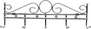 Appendiabiti Attaccapanni In Metallo Colore Silver A Parete 5 Posti Ganci 40x12 Casa, arredamento e bricolage > Arredamento > Attaccapanni Trade Shop italia - Napoli, Commerciovirtuoso.it