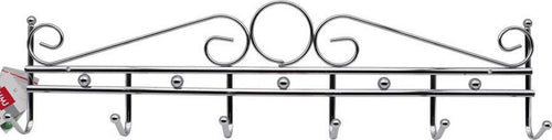 Appendiabiti Attaccapanni In Metallo Colore Silver A Parete 6 Posti Ganci 48x12 Casa, arredamento e bricolage > Arredamento > Attaccapanni Trade Shop italia - Napoli, Commerciovirtuoso.it