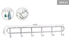 Appendiabiti Attaccapanni Vestiti A Parete Muro A 6 Posti Ganci 34x3,5cm 58024 Casa e cucina/Bagno/Mobili da bagno/Portasciugamani/Ganci portasciugamani Trade Shop italia - Napoli, Commerciovirtuoso.it