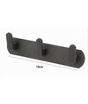 Appendiabiti Con 3 Ganci Appendino Portasciugamano Bagno Casa Cucina Nero 59737