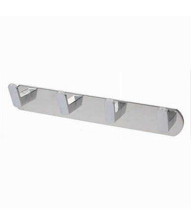Appendiabiti Con 4 Ganci Appendino Asciugamano Bagno Casa Cucina Cromato 59733
