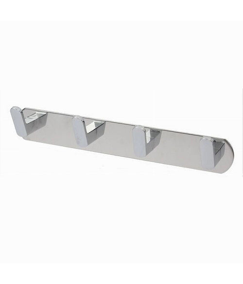 Appendiabiti Con 4 Ganci Appendino Asciugamano Bagno Casa Cucina Cromato 59733