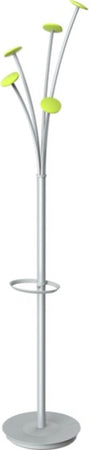 Appendiabiti con portaombrelli - 5 posti - 187x38 cm - verde - Alba Casa e cucina/Arredamento/Ingresso/Appendiabiti Eurocartuccia - Pavullo, Commerciovirtuoso.it