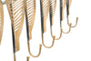 Appendiabiti-da-parete-foglie-struttura-in-metallo-color-oro-con-7-ganci-per-interni