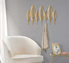Appendiabiti-da-parete-foglie-struttura-in-metallo-color-oro-con-7-ganci-per-interni