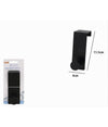 Appendiabiti Da Porta Con 1 Gancio 4x11.5 Cm Nero Per Asciugamani Vestiti 87774