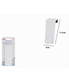 Appendiabiti Da Porta Con 1 Gancio 4x11.5cm Bianco Per Asciugamani Vestiti 87778