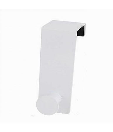 Appendiabiti Da Porta Con 1 Gancio 4x11.5cm Bianco Per Asciugamani Vestiti 87778