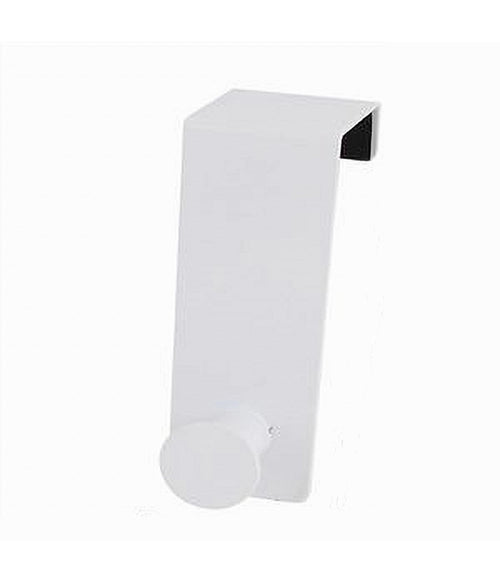 Appendiabiti Da Porta Con 1 Gancio 4x11.5cm Bianco Per Asciugamani Vestiti 87778