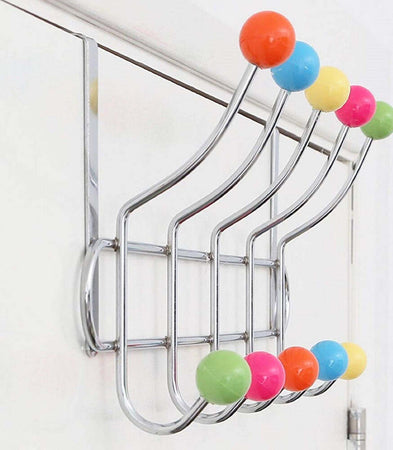 Appendiabiti Da Porta Con 10 Ganci E Pomelli Multicolore Gancio Dietro Porta Casa, arredamento e bricolage > Arredamento > Attaccapanni Trade Shop italia - Napoli, Commerciovirtuoso.it