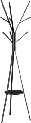 Appendiabiti Da Terra Attaccapanni In Metallo E Legno Nero 45 X 45 X 180 Cm Casa e cucina/Arredamento/Ingresso/Appendiabiti Trade Shop italia - Napoli, Commerciovirtuoso.it
