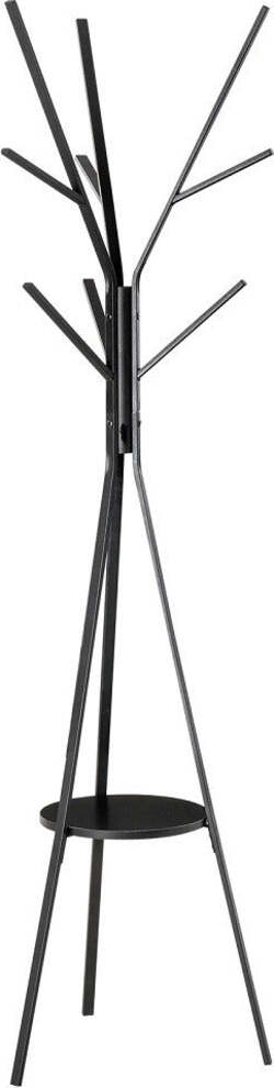 Appendiabiti Da Terra Attaccapanni In Metallo E Legno Nero 45 X 45 X 180 Cm Casa e cucina/Arredamento/Ingresso/Appendiabiti Trade Shop italia - Napoli, Commerciovirtuoso.it