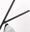 Appendiabiti Da Terra Attaccapanni In Metallo E Legno Nero 45 X 45 X 180 Cm Casa e cucina/Arredamento/Ingresso/Appendiabiti Trade Shop italia - Napoli, Commerciovirtuoso.it