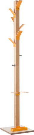 Appendiabiti Easycloth - 6 posti - legno - arancio - Paperflow Casa e cucina/Arredamento/Ingresso/Appendiabiti Eurocartuccia - Pavullo, Commerciovirtuoso.it