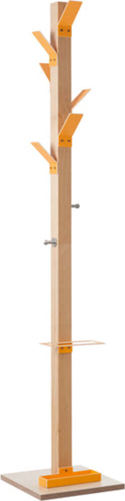 Appendiabiti Easycloth - 6 posti - legno - arancio - Paperflow Casa e cucina/Arredamento/Ingresso/Appendiabiti Eurocartuccia - Pavullo, Commerciovirtuoso.it