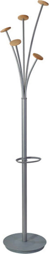 Appendiabiti Festival M - 5 posti - 175 cm - grigio - legno chiaro - Alba Casa e cucina/Arredamento/Ingresso/Appendiabiti Eurocartuccia - Pavullo, Commerciovirtuoso.it