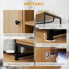 Appendiabiti-in-Acciaio-e-Legno-Stile-Industriale-con-Scarpiera-e-Ripiani,-80x40x180cm-KI6850-262V00NDKI6
