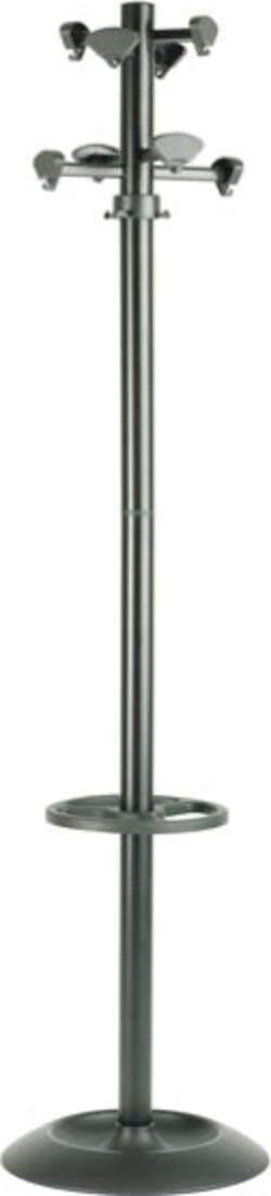 Appendiabiti Incas con portaombrelli - 8 posti - 175x39 cm - nero - Unisit Casa e cucina/Arredamento/Ingresso/Appendiabiti Eurocartuccia - Pavullo, Commerciovirtuoso.it