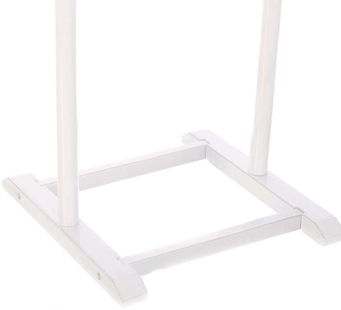 Appendiabiti Indossatore legno Pioppo Bianco Servo Muto Porta Abiti 48x36x107cm