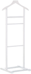 Appendiabiti Indossatore legno Pioppo Bianco Servo Muto Porta Abiti 48x36x107cm