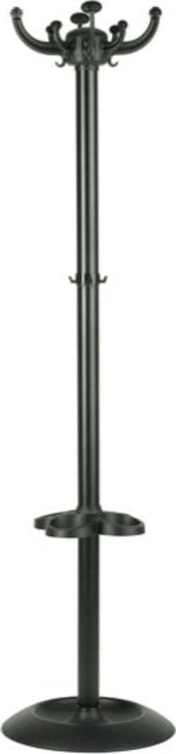 Appendiabiti Jolly - 8 posti - 168x40 cm - con portaombrelli - nero - Unisit Casa e cucina/Arredamento/Ingresso/Appendiabiti Eurocartuccia - Pavullo, Commerciovirtuoso.it