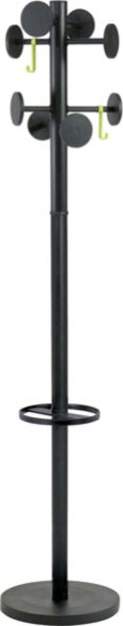 Appendiabiti Stand3 - 8 posti - 175x37 cm - nero - Alba Casa e cucina/Arredamento/Ingresso/Appendiabiti Eurocartuccia - Pavullo, Commerciovirtuoso.it