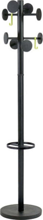 Appendiabiti Stand3 - 8 posti - 175x37 cm - nero - Alba Casa e cucina/Arredamento/Ingresso/Appendiabiti Eurocartuccia - Pavullo, Commerciovirtuoso.it