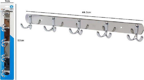 Appendino Appendi Porta Asciugamani Con 5 Ganci Doppio Bagno Coniglio 52177 Casa, arredamento e bricolage > Arredamento > Attaccapanni Trade Shop italia - Napoli, Commerciovirtuoso.it