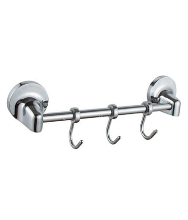 Appendino Con 3 Ganci Per Accappatoio Asciugamani Da Muro Accessori Bagno 79810