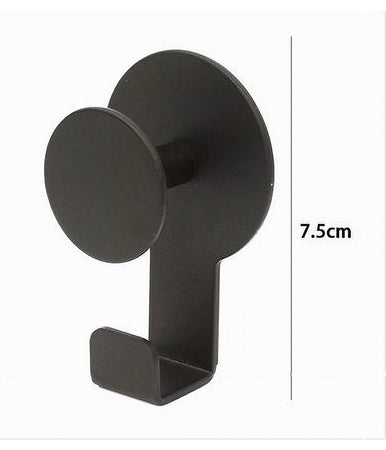 Appendino Ganci Appendi Porta Asciugamano 1 Posto Doppio Bagno Casa Nero 59765