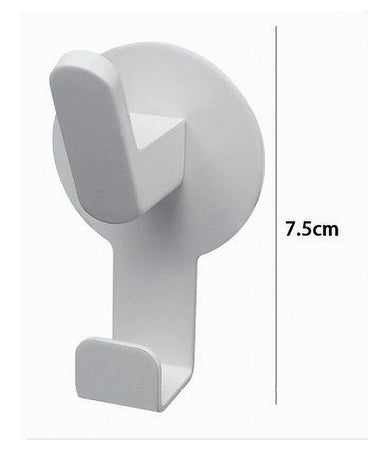 Appendino Gancio 2 Posti Porta Asciugamano Bagno Casa Cucina Bianco 7.5cm 59740