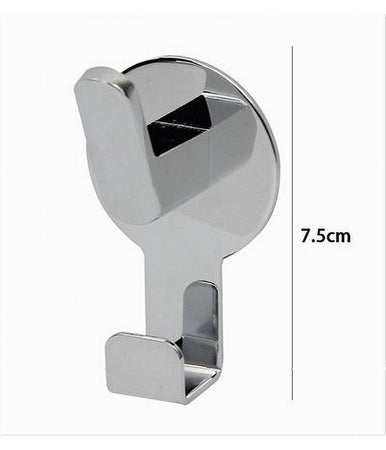 Appendino Gancio 2 Posti Porta Asciugamano Bagno Casa Cucina Cromato 7.5cm 59730