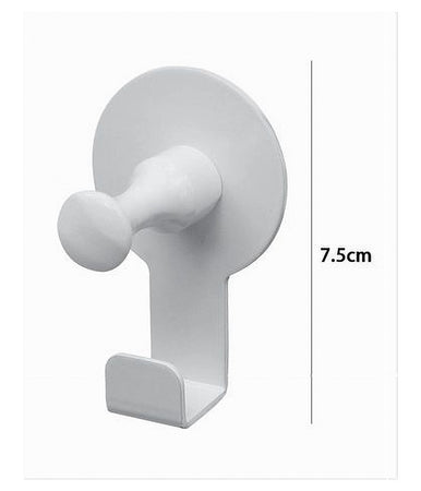 Appendino Gancio Appendi Porta Asciugamano 1 Posto Bagno Casa Bianco 7.5cm 59755