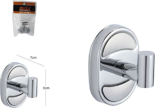 Appendino Gancio Appendi Porta Asciugamano 1 Posto Bagno Ovale 7 X 5 Cm 52004 Cleafe Appendino Gancio Appendi Porta Asciugamano 1 Posto Bagno Ovale 7 X 5 Cm 52004 Cleafe