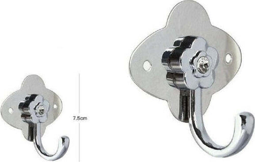 Appendino-Gancio-Appendiabiti-Porta-Asciugamano-1-Posto-Bagno-Fiori-Parete-52672