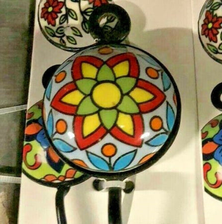 Appendino Gancio Parete Appendiabiti Metallo Ceramica Decori Ass. 13x4cm 749346 Casa e cucina/Arredamento/Ingresso/Appendiabiti a parete Trade Shop italia - Napoli, Commerciovirtuoso.it