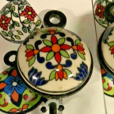 Appendino Gancio Parete Appendiabiti Metallo Ceramica Decori Ass. 13x4cm 749346 Casa e cucina/Arredamento/Ingresso/Appendiabiti a parete Trade Shop italia - Napoli, Commerciovirtuoso.it